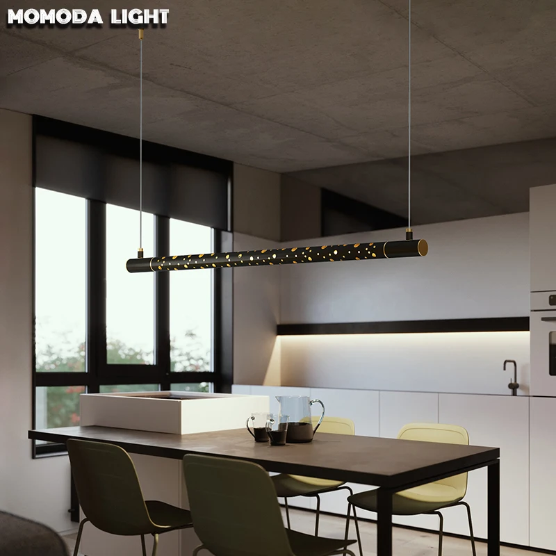 

MOMODA Nordic Restaurant Pendant Lights Brass Creative Decorative Lightings Modern LED Art Dining Table Bar Indoor Lamps Hanging