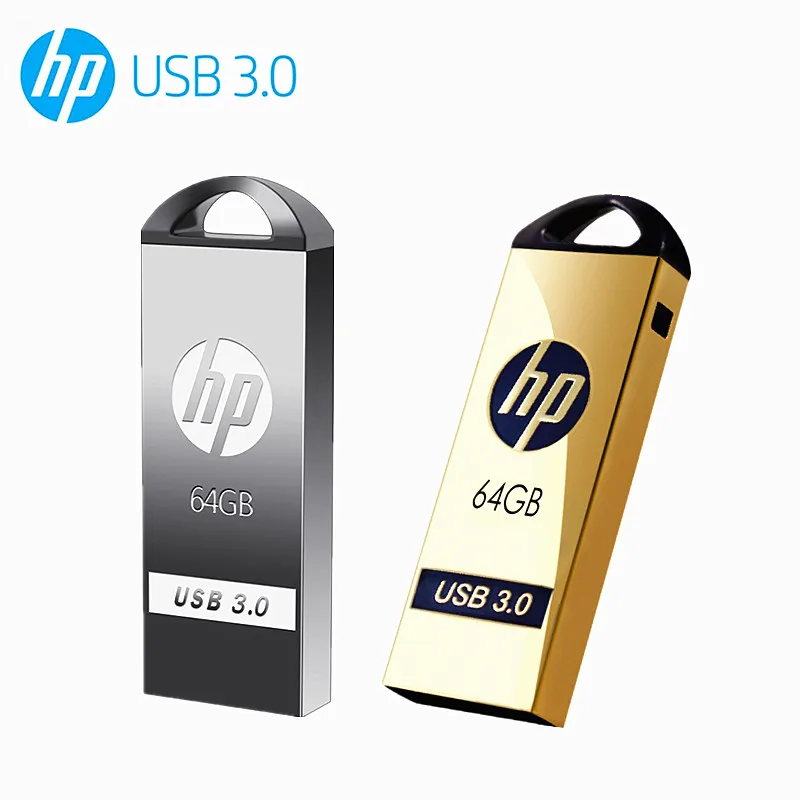 USB флеш накопитель HP 3 0 Металлический 8 64 Гб|USB флэш-накопители| |