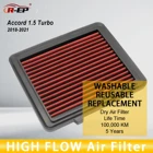 Воздушный фильтр с высоким потоком воздуха R-EP, подходит для Honda Accord 1.5L Turbo 2018 2019 2020 2021, моющийся, многоразовый, для забора холодного воздуха