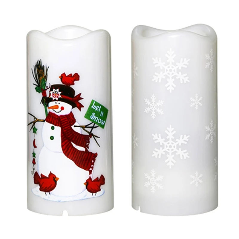 

Christmas Decoration Ornaments Creative LED Candle Projection Lamp Night Light My11 21 Dropshipping