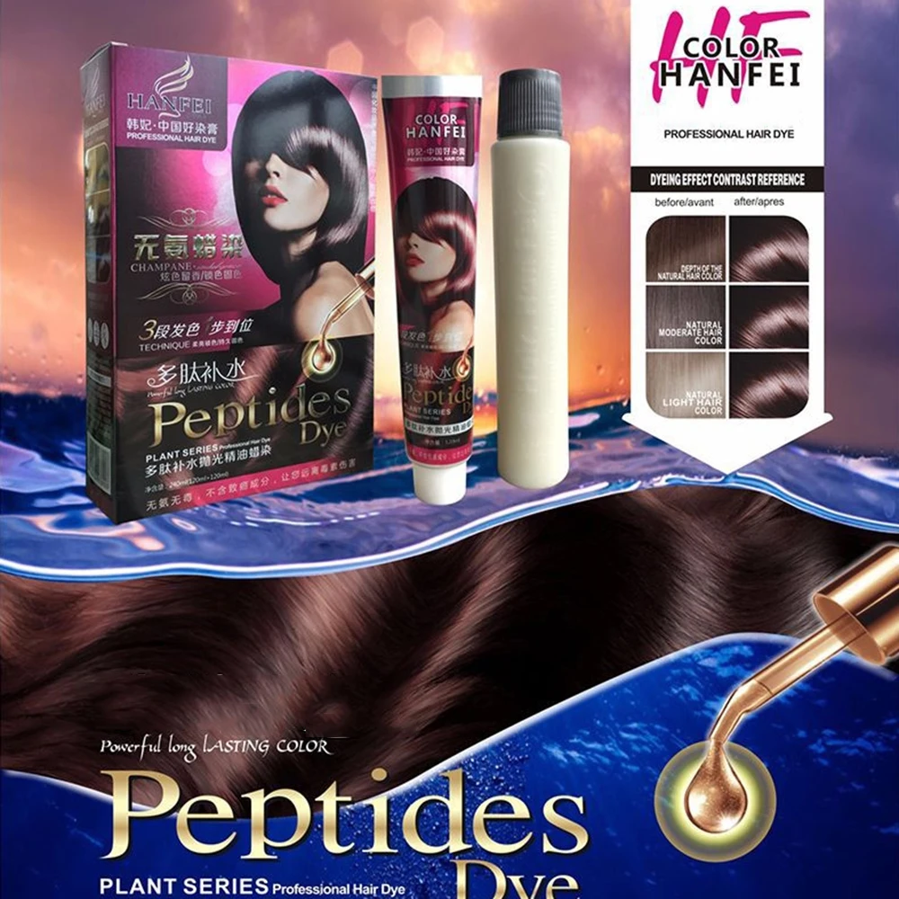 Крем краска для волос полный богатый Полупостоянный Краме 10 цветов