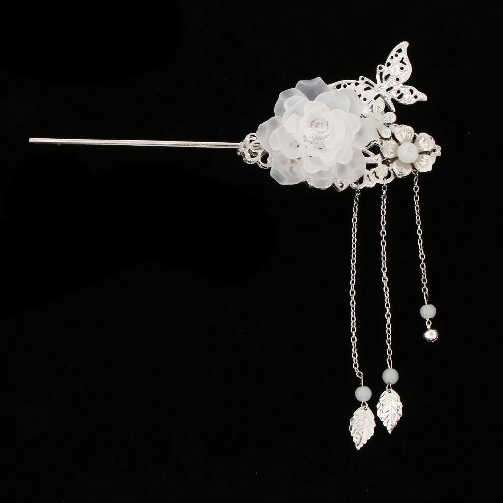 Древняя китайская в японском стиле Цветочные волос палочка Шпилька для с