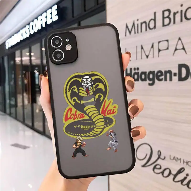 

Cobra Kai Jeet Kune Do Phone Cases Matte Transparent for iPhone 7 8 11 12 s mini pro X XS XR MAX Plus cover funda