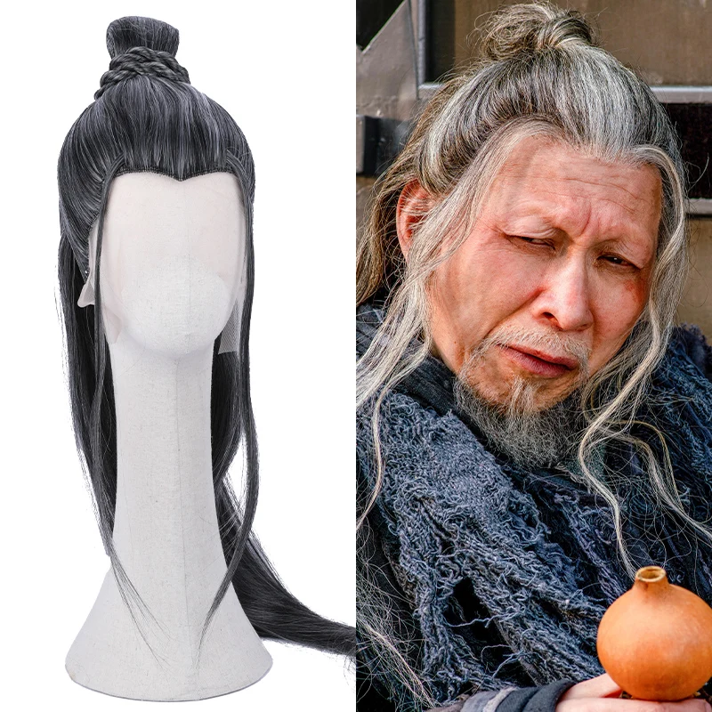 

Аксессуары для косплея воина, черно-белого цвета, старинный китайский для волос, винтажная деталь для волос, Династия Хань сон, студийная фо...