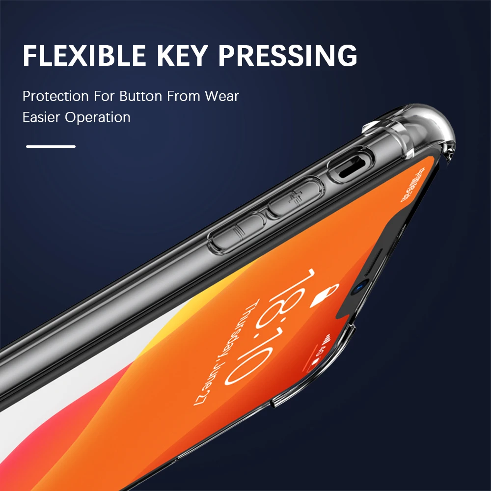 FLOVEME для iPhone 11 чехол Pro Max 11pro 2019 ударопрочный телефона силиконовый прозрачный из