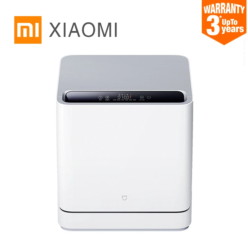 

XIAOMI Household Dishwasher and Kitchen Appliances Mini Countertop Table Dish Washer Ultrasonic Cleaner Drying and Sterilization