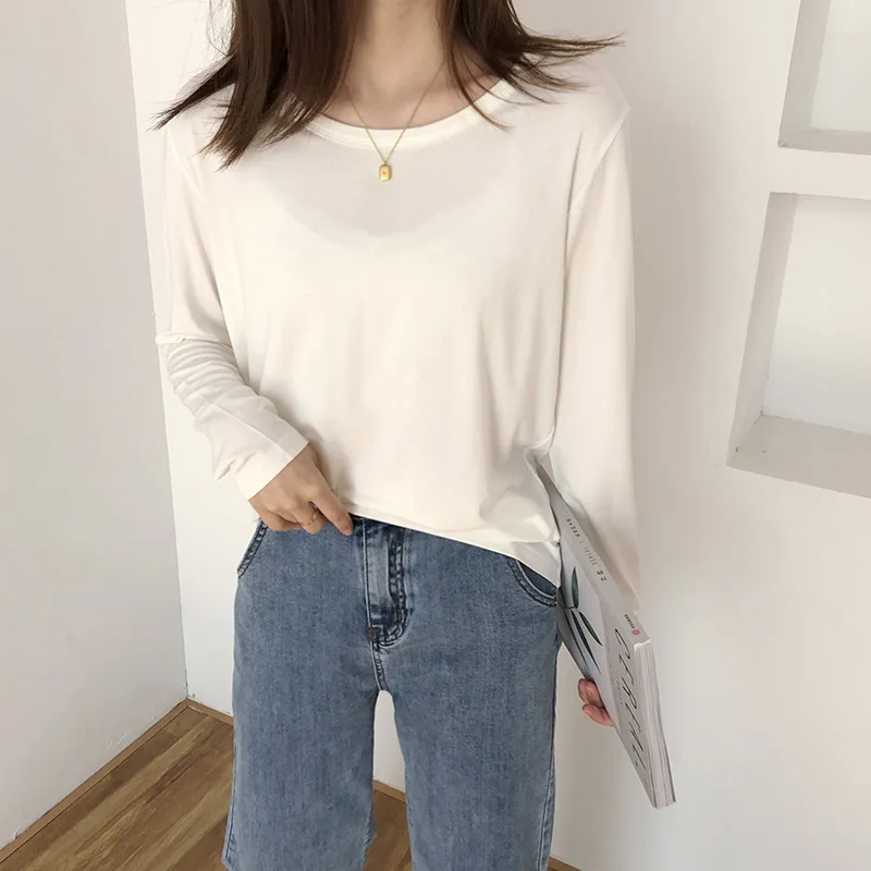 2020 женские яркие цветные тонкие футболки со стоячим воротником женская