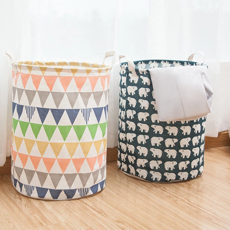 Складная корзина для белья большая емкость хранения игрушек сумка грязной