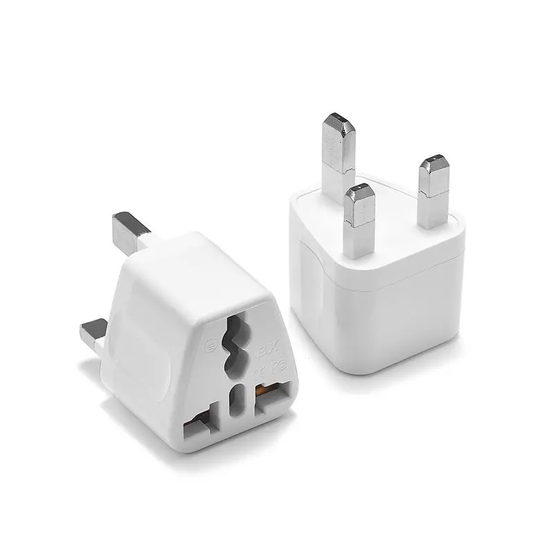 UK 3 pin plug 100 шт Универсальный США ЕС AU Великобритания штекер AC Разъем питания Международный Япония CN дорожный адаптер австралийская электрическая розетка - Цвет: UK 3 pin plug