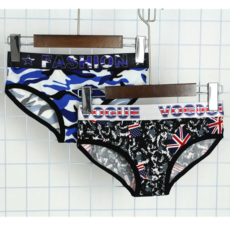 Трусы-боксеры женские с принтом в виде национального флага 3 шт./упаковка |