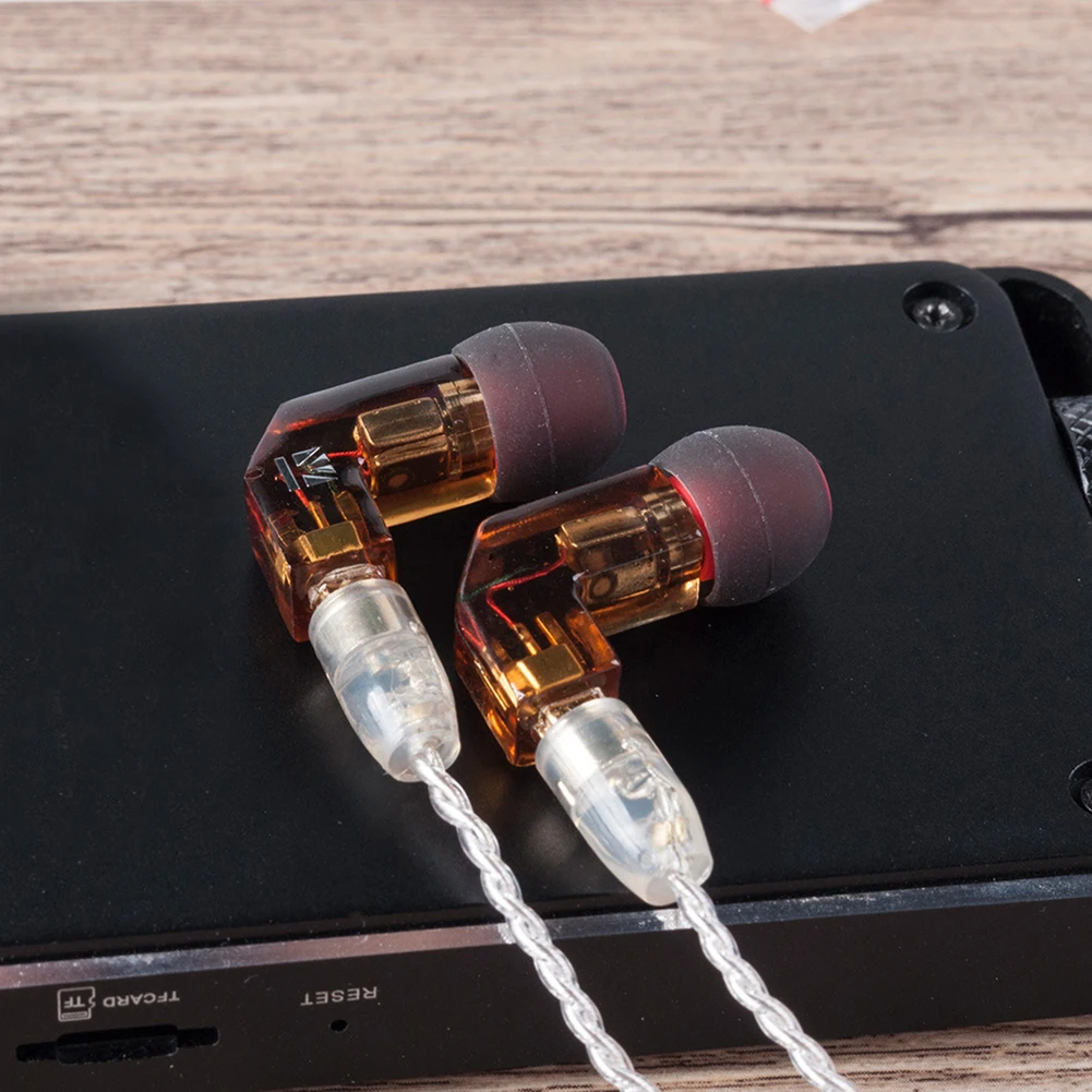 KBEAR F1 Универсальные 3,5 мм Mmcx сбалансированные наушники с Hifi спортивной технологией для ноутбуков телефонов Mp3 Mp4 с микрофоном