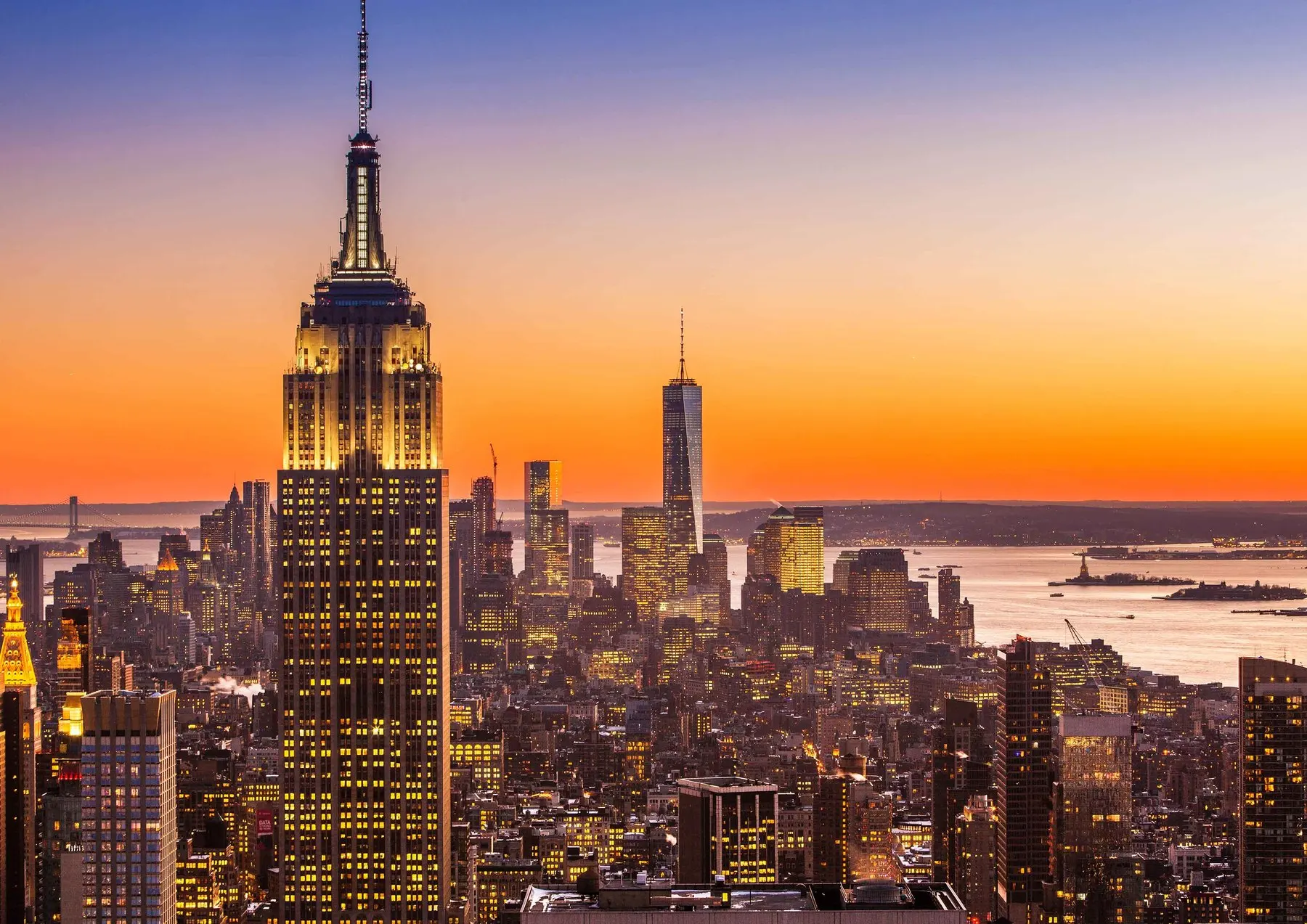 

Нью-Йорк, Манхэттен, США, город, искусство, Шелковый плакат, печать 24x36 дюймов