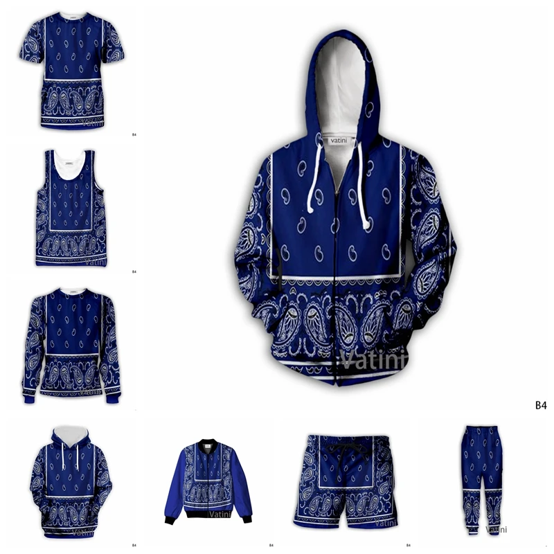 

New Fashion Men Women Ultimate Royal Blue 3D Full Print Hoodies Harajuku Zipper Pullover Sweatshirt Unisex Casual Tracksuit