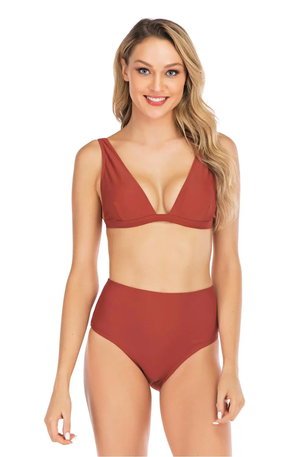 

Linglewei New Spring and summer Women's Bikini Sexy Solid Beach Style Bikini