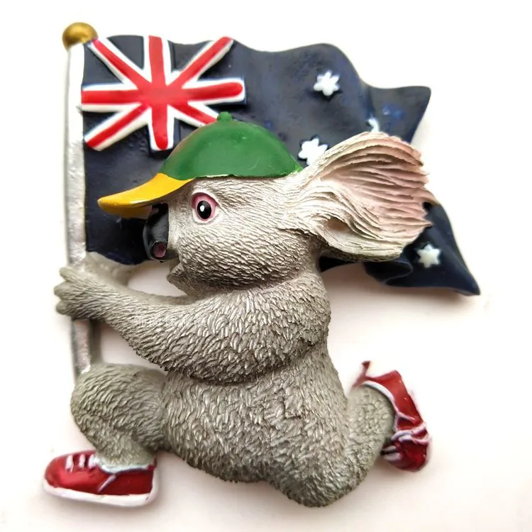 Магнит на холодильник полимерная лента Магнитный Австралийский дорожный