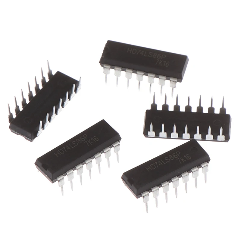 10 шт./лот 74LS86P 74LS86 SN74LS86N DIP новые и оригинальные IC оптом|Детали аксессуары для