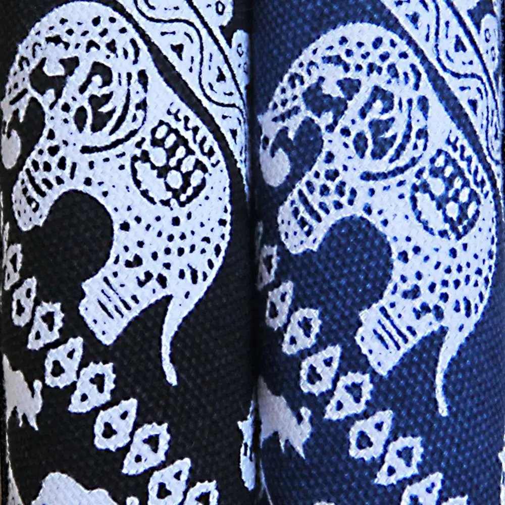 

Quality Steering Wheel Cover Elephant Print Knit Fabric -Peugeot 206 Wheel 14.5-15 Inch Steering Wheel Cover Car Accessories