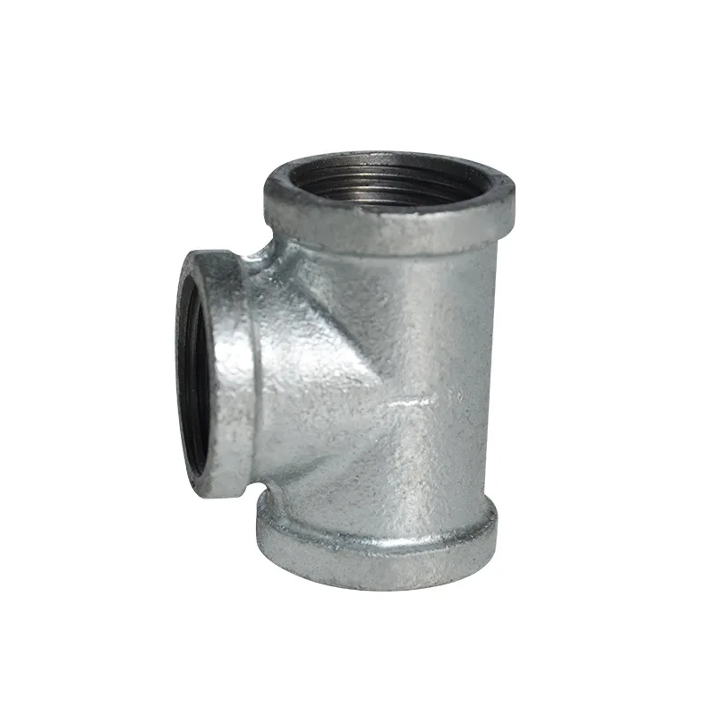 

Galvanized pipe tee gas pipe fittings fire-fighting malleable steel tee galvanized pipe fittings
