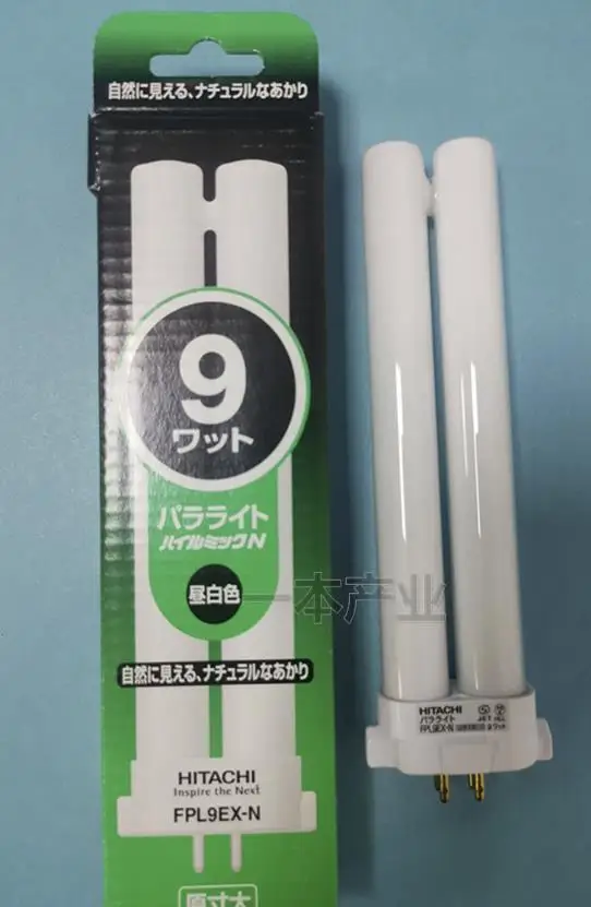 TOSHIBA FPL9EX N 9 ваттов CFL компактная люминесцентная лампа HITACHI FPL 9EX дневной свет 4 Пина