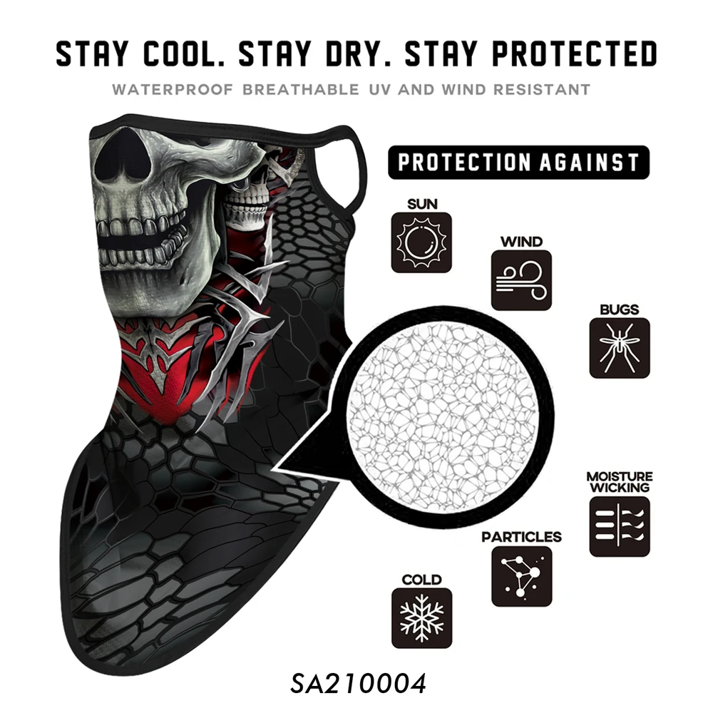 

2020 New Motorcycle Face Mask Men Skull Caps Helmet Balaclava Headwrap Bandana Face Shield Headband Running Cycling Hat