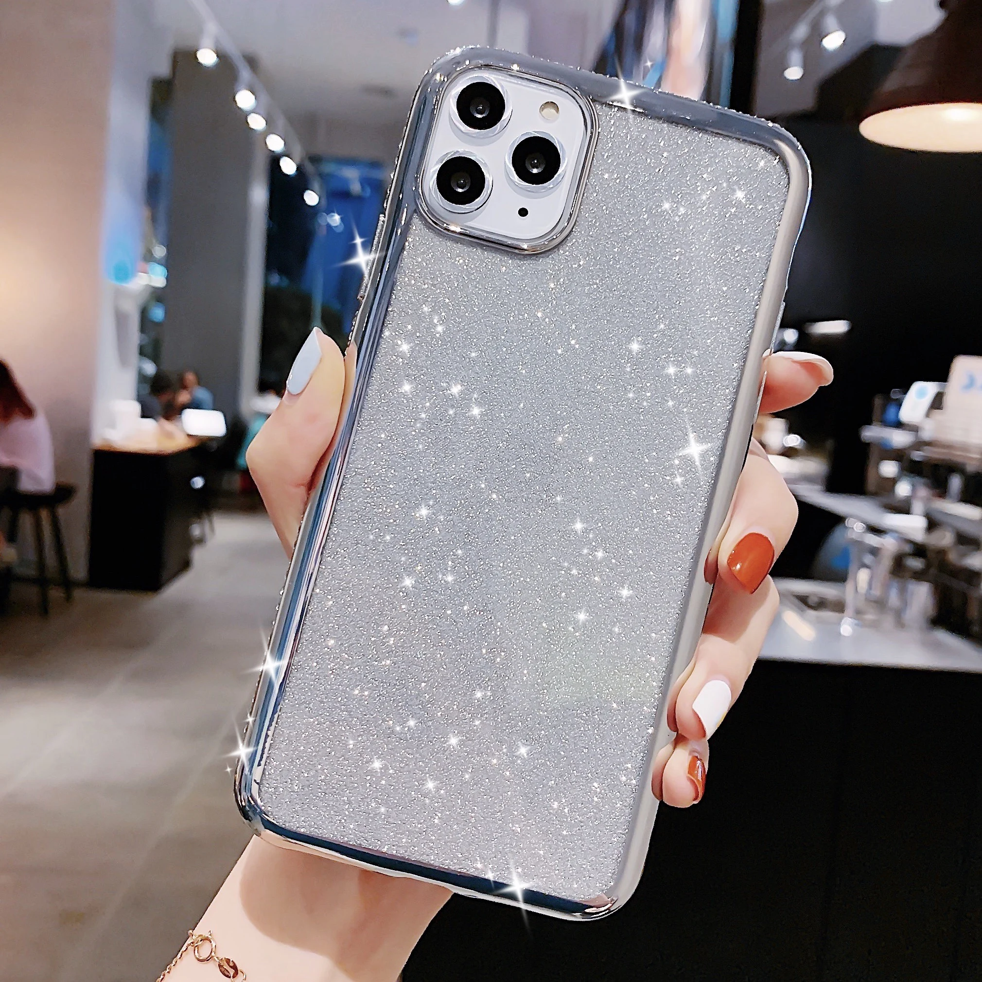 Силиконовый Блестящий ТПУ силикагель чехол для телефона SamSung Galaxy S8 S9 S10 E PLUS Note 8 9 10