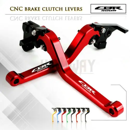 

Motorcycle Brake Handle Bar Lever CNC Aluminum long Adjustable Brake Clutch levers for HONDA CBR500R/CB500F/X 2013-2016