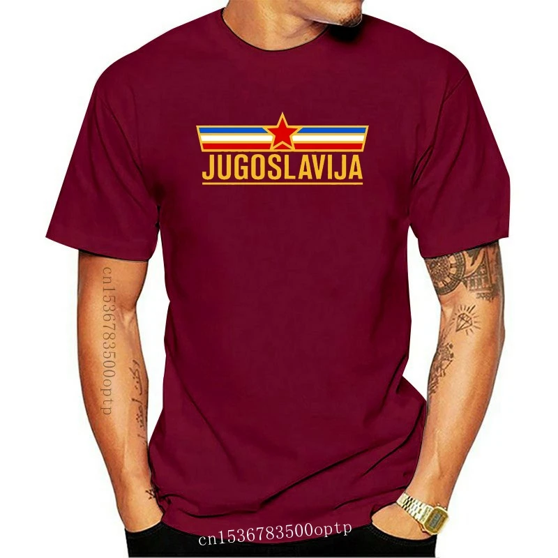 

New 2021 2021 Fashion Men Casual Brand Clothing High Quality Male T-Shirt Yugoslavia Team Tee - Royal Cosplay T-Shirts