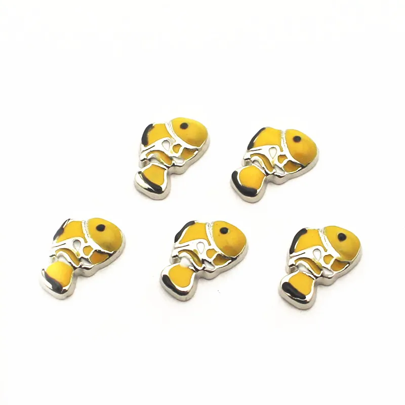 Лидер продаж 12 шт./Лот подвески в виде рыбы Плавающие Подвески для подвесок с