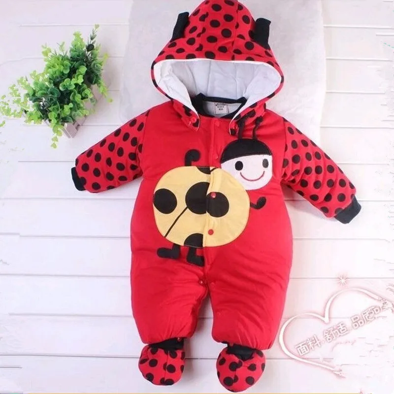 Winter Girl Hat Jumpsuit Shoes Set born Outerwear Layette Down Clothing Boy Coat Parkas Baby Clothes Snowsuit Suit |