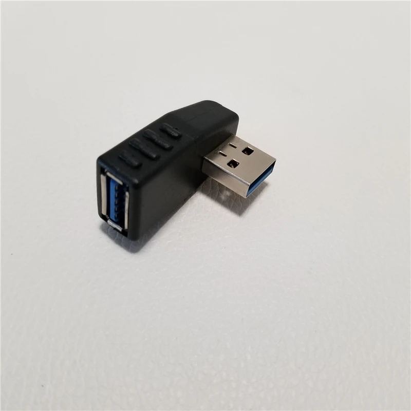 90 градусов правый угол направления USB 3 0 тип A штекер к гнезду m/f разъем адаптера |