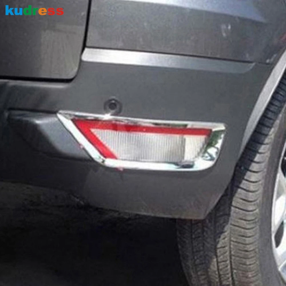 2 шт. хромированные задние противотуманные фары для Ford Ecosport 2013 2014 2015 2016|abs chrome|trim