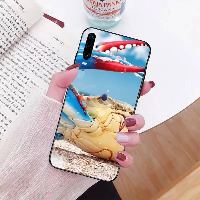 Чехол для телефона PENGHUWAN с милым крабом Huawei P30 P20 Mate 20 Pro Lite Smart Y9 prime 2019 | Мобильные
