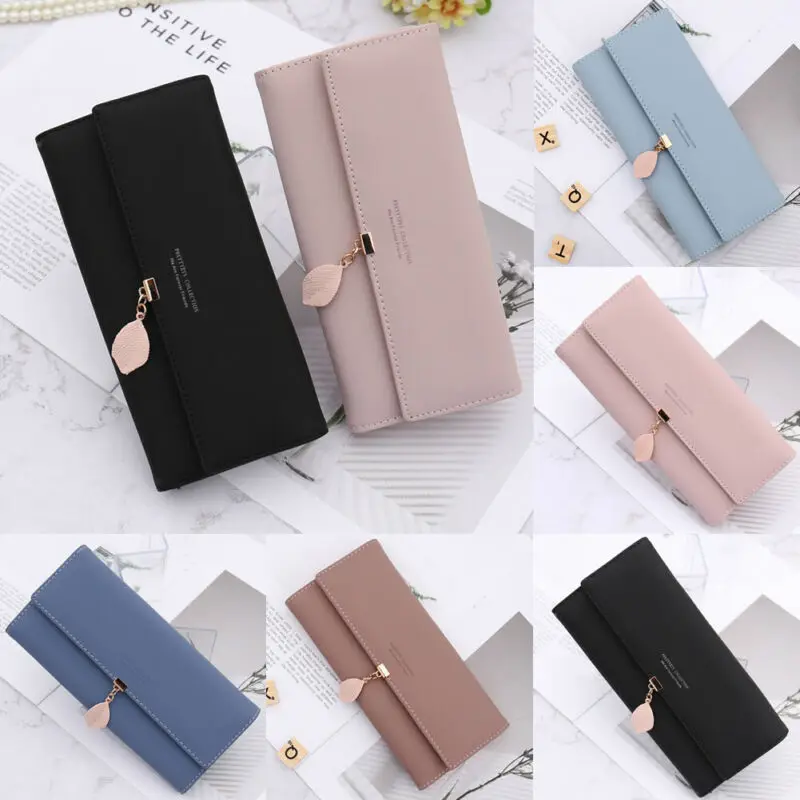 

Модный женский кошелек из искусственной кожи Кошелёк-клатч держатель для карт длинный кошелек сумочка клатч