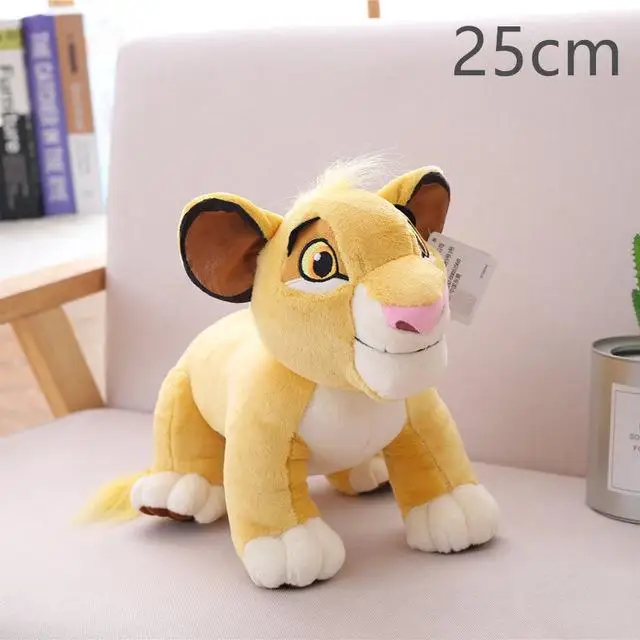 Хорошее качество милые Simba король льва плюшевые игрушки фильм мягкие чучела животные чип и Дейл игрушечная белка для детей подарки на день рождения - Цвет: 25cm