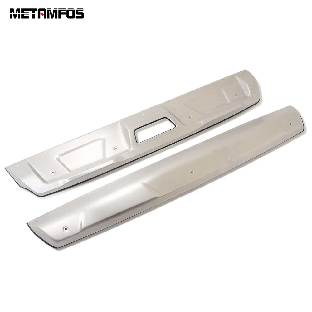 Защитная пластина для переднего и заднего бампера из нержавеющей стали Nissan X trail