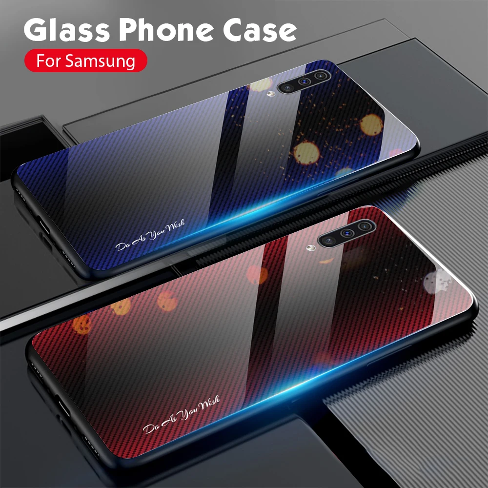 Чехол с градиентом Авроры для Samsung Galaxy A50 A70 A10S A20S A10 A20 A20E A30 A40 A80 A90 чехол из