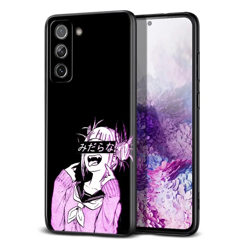 sad anime aesthetic senpai for samsung galaxy s21 note 20 s20 fe lite ultra 10 9 8 pro s10e s10 5g s9 s8 s7 s6 plus phone case free global shipping