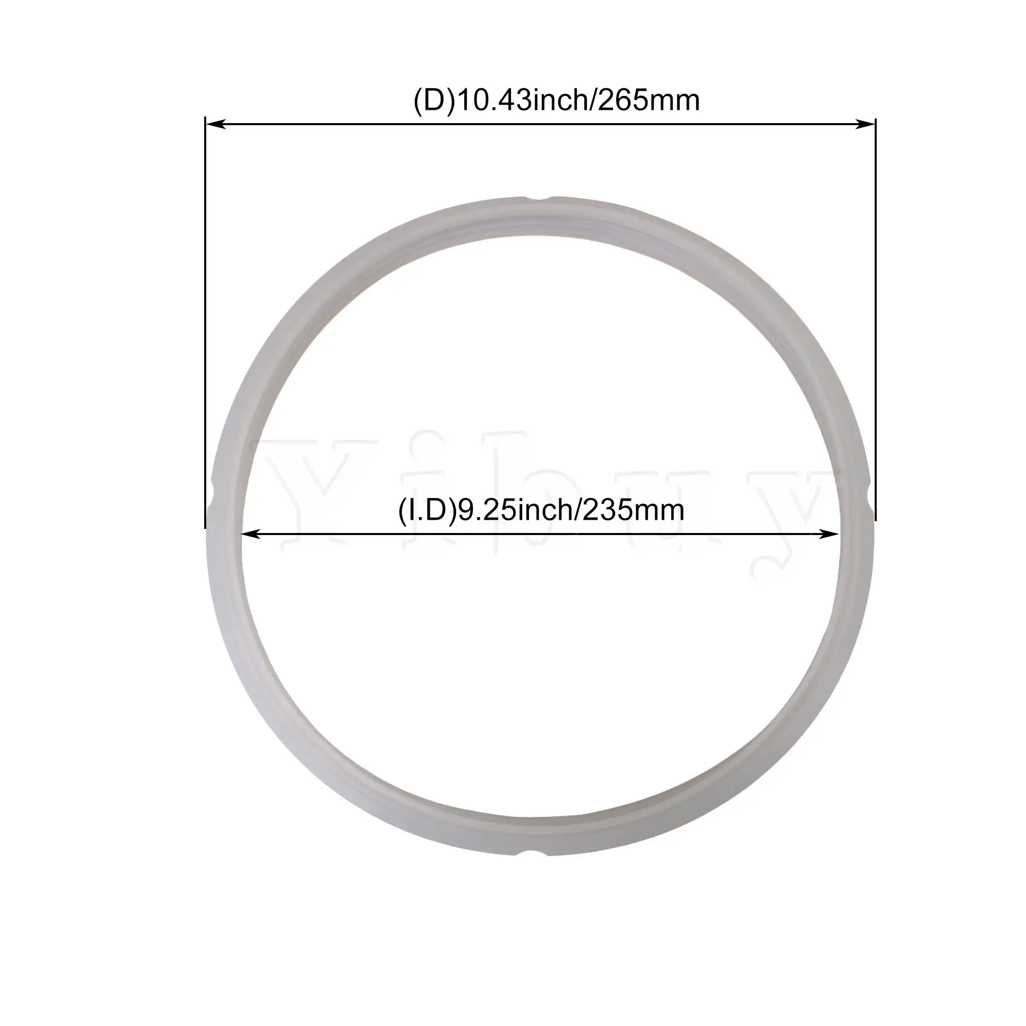 

3 x Silicone Seal Ring Gaskets Replacement for Pressure Cooker 8Qt