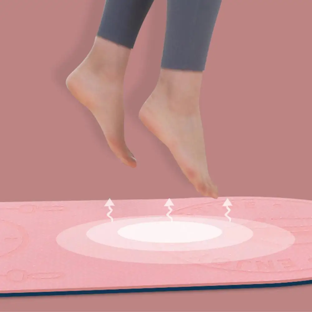

Exercise Cushioning Mute Yoga Mat Sound Insulation And Shock Absorption High Density Board Two-color Yoga Cushion