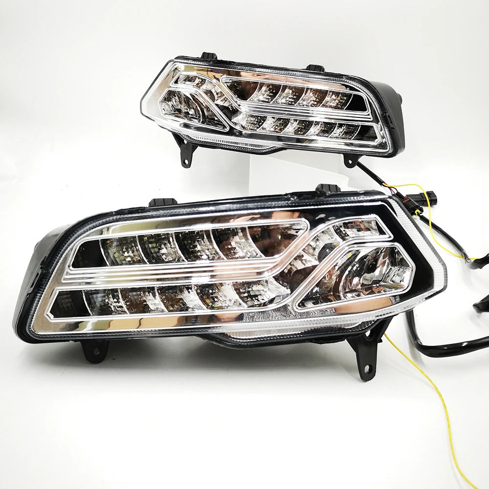 2 шт. DRL для Защитные чехлы сидений сшитые специально Volkswagen Polo 2014 2015 2016 2017 дальнего