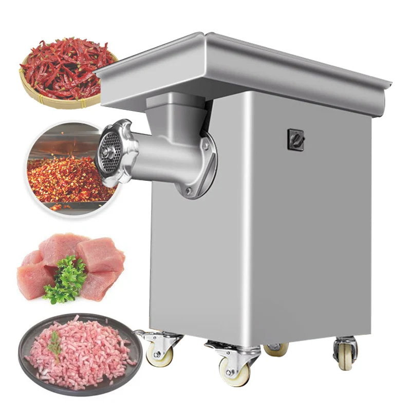 110 В 220 380 мощная мясорубка из нержавеющей стали многофункциональное оборудование