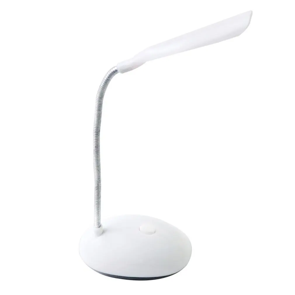 

Модная Ультра-яркая светодиодная настольная лампа, экономичная лампа для чтения книг с питанием от батарейки AAA и гибкой трубкой