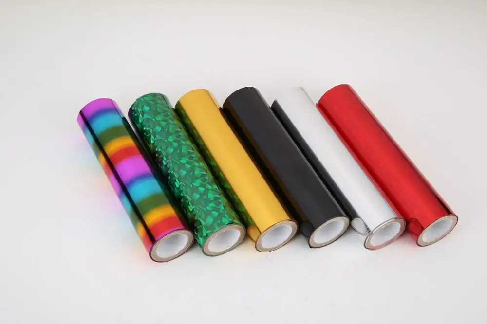 

10M/Roll Gold Silver Hot Stamping Foil Paper Rolls for Laminator Laminating Heat Transfer on Laser Printer Diy Card Craft Paper