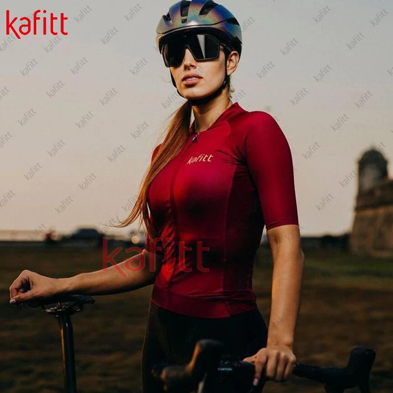 Женская майка для велоспорта kafitt топы из лайкры по низкой цене рекламная