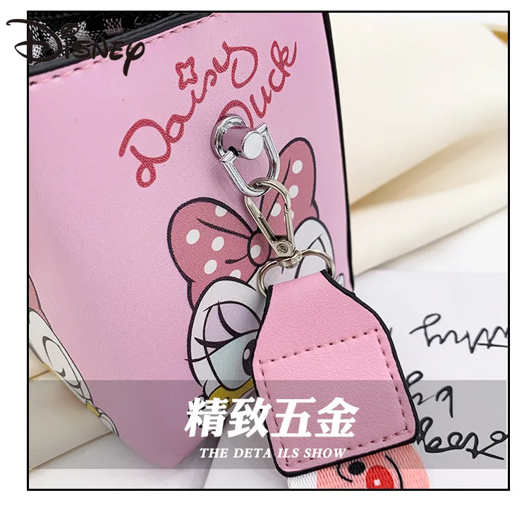 

Disney Cute Personality New Square Cylinder Small Bucket Messenger Bag Children Parent-child Mobile Phone Coin Purse Leisure Bag