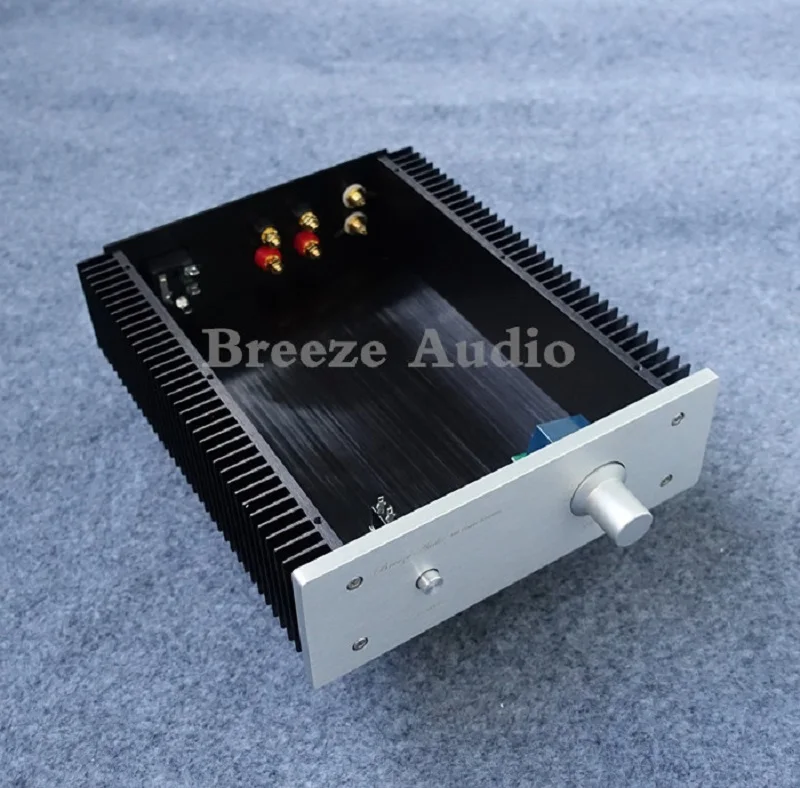 BRZHIFI BZ2107 серии двойной радиатор алюминиевый чехол для усилителя мощности