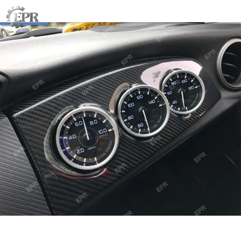 Карбоновая внутренняя отделка для BRZ FT86 GT86 FRS углеродное волокно тире крепление индикатора Pod(только LHD) Корпус Комплект настройки для FT86 BRZ Racing