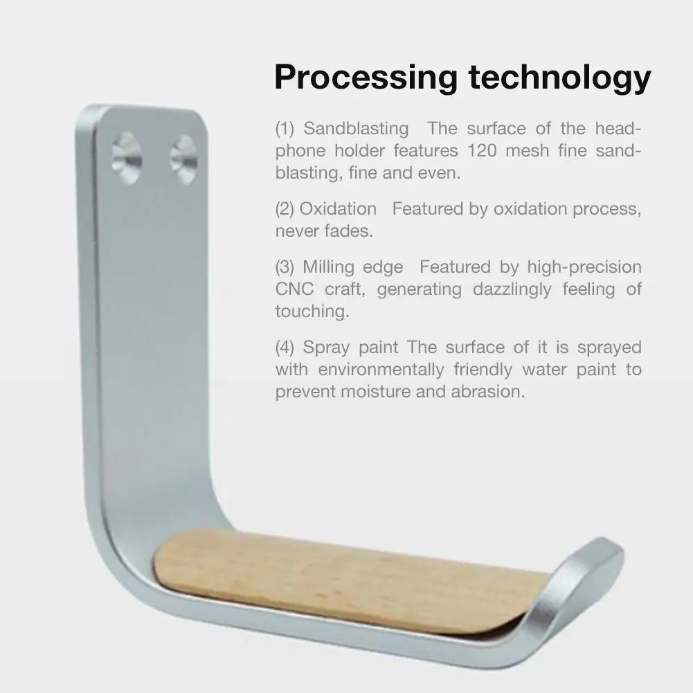 Новый алюминиевый сплав наушники гарнитура подставка держатель Универсальный