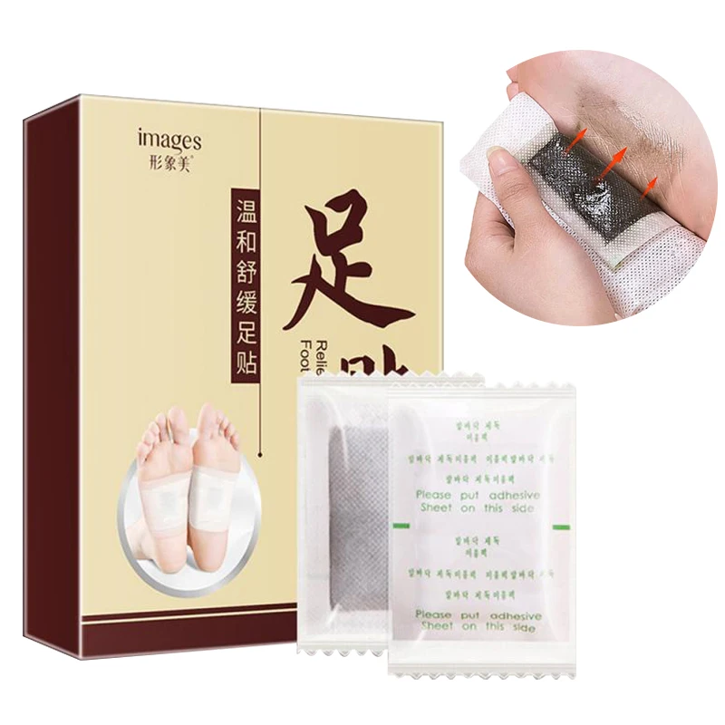 

Foot Patches Detox Quality Slimming Patch Cleansing Body Herbal Health Weight Loss Improve Sleep Nourishing skin care 10Pcs/Box
