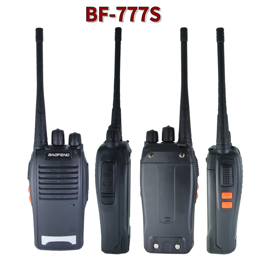 original baofeng bf 777s walkie talkie portable two way radio hunting truck driver 5w 16ch uhf bf777s high quality cb radios free global shipping